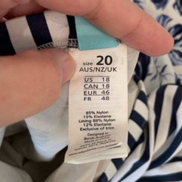 Robyn Lawley Island Hopper Bikini 18 Top & Bottom - Picture 4 of 4